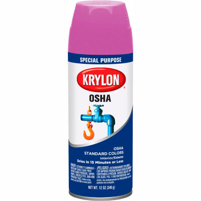OSHA Aerosol Paint Safety Purple, 12 oz. Aerosol Can