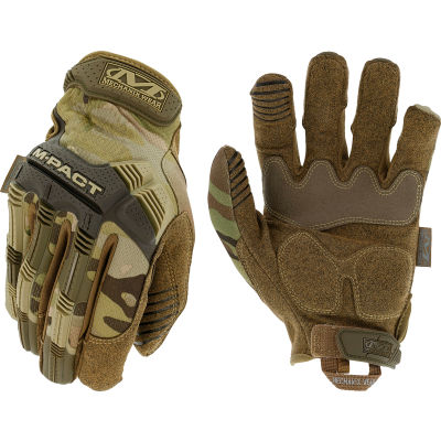 M-Pact Tactical Gloves, Synthetic Leather/D30 Padding, Multicam, XL