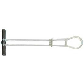 Strap Toggle Wall Anchor, 3/16" x 4", Drill Dia. 1/2"