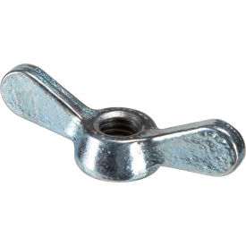 1/2-13 Wing Nut - 3" Wide - 1" Base Dia. - Steel - Zinc - USA - Pkg of 25