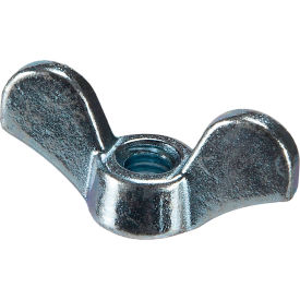 3/4-10 Wing Nut - 2-15/16" Wide - 1-1/4" Base Dia. - Steel - Zinc - USA - Pkg of 25