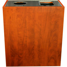 Aristata Recycling & Trash Can, 30 Gallon, Wooden