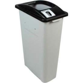 Waste Watcher Single - Waste Only, 23 Gallon, Gray/Black