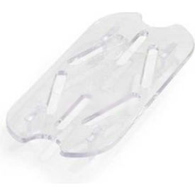 Food Pan Drain Grate, 1/9Sz, 5.0"L x 2.38"W, Clear