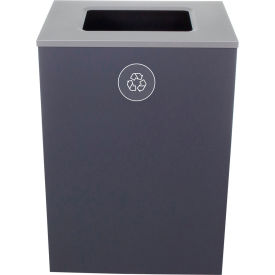 Spectrum Cube XL Recycling Can, 32 Gallon, Grey