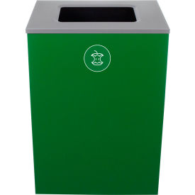 Spectrum Cube XL Recycling Can, 32 Gallon, Green