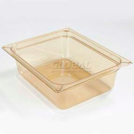 4" Deep Pan, 5.6 Qt., 12-3/4" x 10.38", Amber