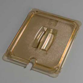 Topnotch® Universal Handled Notched Lid 12-3/4" x 10-3/8", Amber