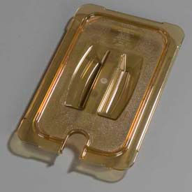 Topnotch® Universal Handled Notched Lid 12-3/4" x 7", Amber
