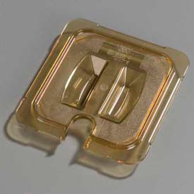 Topnotch® Universal Handled Notched Lid 6-3/4" x 6-3/8", Amber