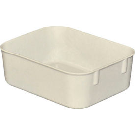 Molded Fiberglass Toteline Nesting Tote, 6-1/8"L x 4-7/8"W x 2-1/8"H, White