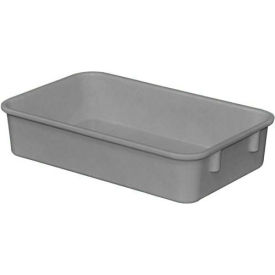 Molded Fiberglass Nesting Tote, 9-3/4"L x 6-1/8"W x 2-1/8"H, Gray