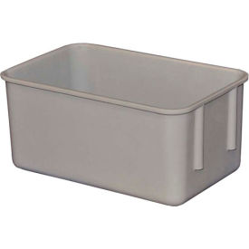 Molded Fiberglass Nesting Tote, 9-3/4"L x 6-1/8"W x 4-1/2"H, Gray