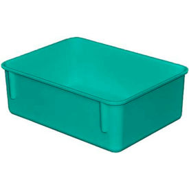 Molded Fiberglass Nesting Tote, 11-3/4"L x 8-3/4"W x 4-1/8"H, Green