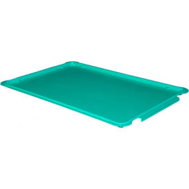Molded Fiberglass Stacking Tote Lid - 25-3/4"L x 17-3/4"W, Green
