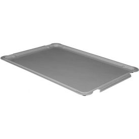 Molded Fiberglass Stacking Tote Lid for 875008 Tote - 25-3/4"L x 17-3/4"W, Gray