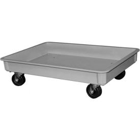 Molded Fiberglass Toteline Dolly for 25-3/4"L x 17-3/4"W x 3"H Tote, Gray