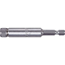 1/4 Bit Holder w/ Mag Screwcap Stainless Steel x 6"