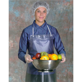 8 Mil Sewn Edge Vinyl Apron - Clear, 35" x 45"
