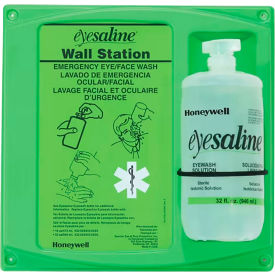 Emergency Eye/Face Wash, 32 Oz. Single Bottle Station