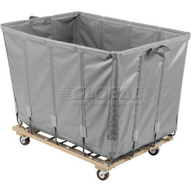 Vinyl Basket Bulk Truck 6 Bushel - Gray