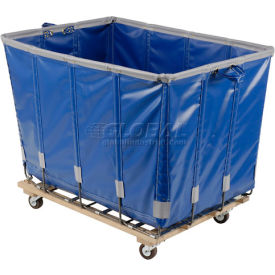 Vinyl Basket 10 Bushel - Blue