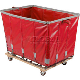 Vinyl Basket Bulk Truck 16 Bushel - Red