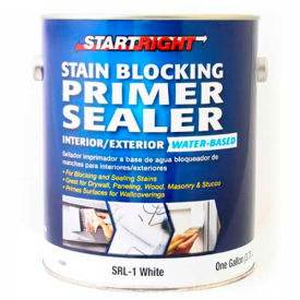 Start Right Interior/Exterior Water Based Stain Blocking Primer/Sealer, Gallon