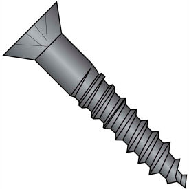 9 x 1-1/2 Phillips Flat Full Body 2/3 Thread Wood Screw Zinc Coated Pack of 100