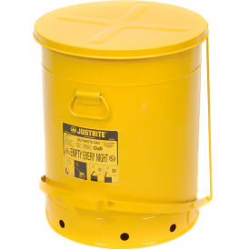 21 Gallon Oily Waste Can, Yellow