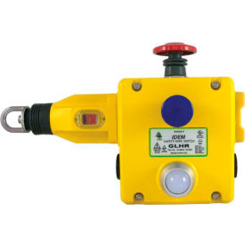 IDEM 141056B Rope Pull Switch W/LED, 4NC 2NO, 110/120v ac., Die Cast