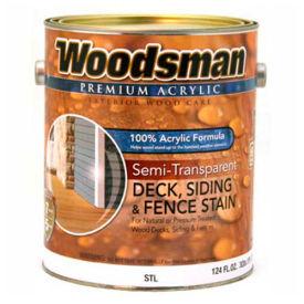 100% Acrylic Semi-Transparent Deck, Siding & Fence Wood Stain, Cedar, Gallon