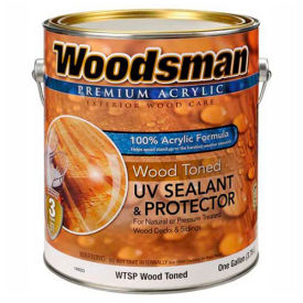 Clear 100% Acrylic Latex Wood Sealer & Protector, Toned, Gallon