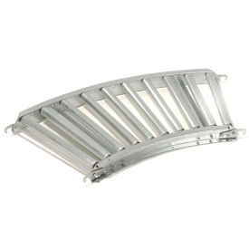1-3/8" Dia. Aluminum Roller Conveyor Curved Section