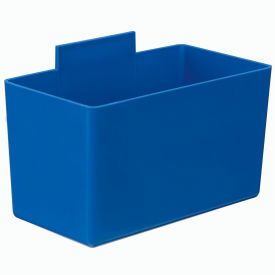 Little Inner Bin Cup QBC112 for Plastic Stacking Bins - 2-3/4 x 5-1/4 x 3 Blue