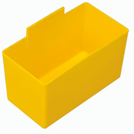 Little Inner Bin Cup for Plastic Stacking Bins - 2-3/4 x 5-1/4 x 3 Yellow