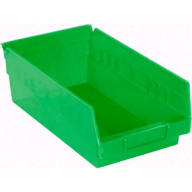 Plastic Nesting Storage Shelf Bin 30150 - 8-3/8"W x 11-5/8"L x 4"H Green