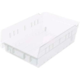 Plastic Nesting Storage Shelf Bin 30150 - 8-3/8"W x 11-5/8"L x 4"H, Clear