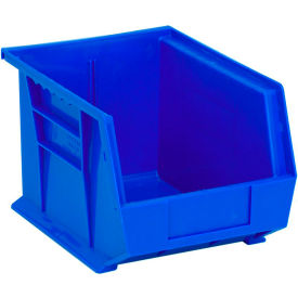 Polypropylene Ultra Hang & Stack Bin, 10-3/4"L x 8-1/4"W x 7"H, Blue