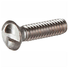 10-24 x 1/2" Security Machine Screw - Oval One-Way Head - Steel - Zinc - FT - UNC - 100 Pk