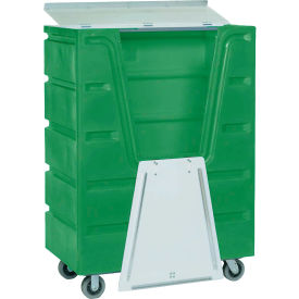 Green Hopper Front Security Bulk Truck 48 Cu. Ft.