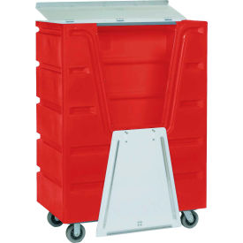 Red Hopper Front Security Bulk Truck 48 Cu. Ft.