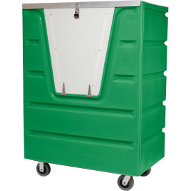Green Hopper Front Security Bulk Truck 58 Cu. Ft.