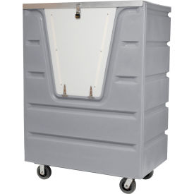 Gray Hopper Front Security Bulk Truck 58 Cu. Ft.
