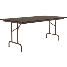 Laminate Folding Table, 36" X 96", Walnut