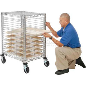 End Load Wire Tray Cart with 19 Tray Capacity