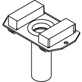 Poke-Thru 1-Gang Conduit Housing Assembly, 3/4"