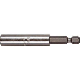 1/4 Mag Bit Holder w/ C-Ring x 3", S2 + Stainless Steel