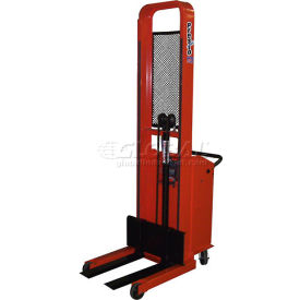 Pacemaker Battery Powered Lift Stacker 2000 Lb. Adjustable 25" Forks