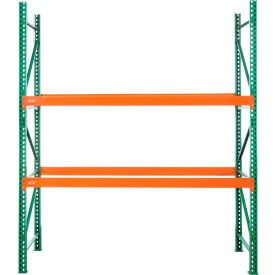 Teardrop Pallet Rack Starter - No Deck - 120"W x 48"D x 96"H